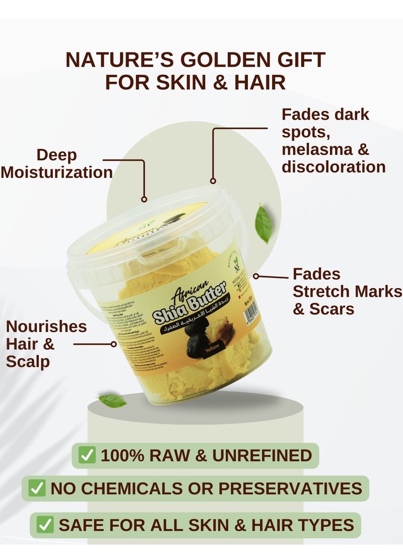 Natural Forever African Shea Butter Yellow 200gm  - Image 2