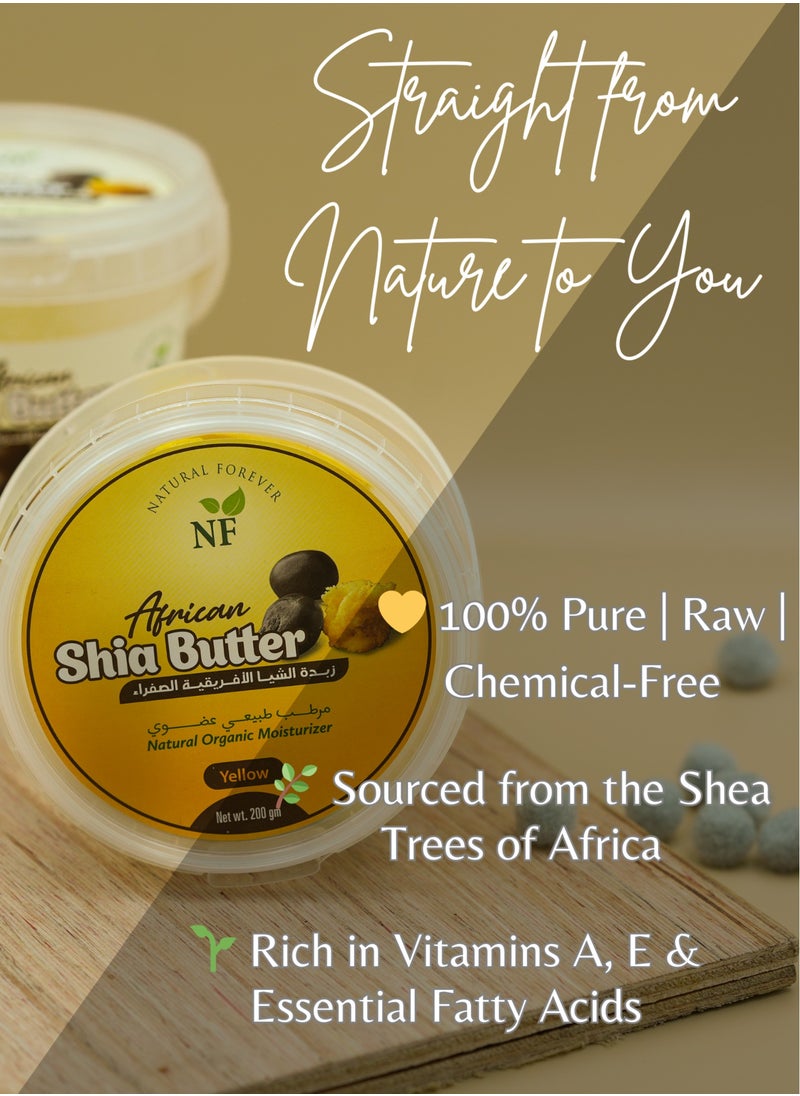 Natural Forever African Shea Butter Yellow 200gm  - Image 4