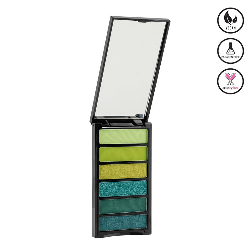 Armaf Beaute Beautiful Shadow Palette 6 In 1 Eyeshadow Palette, Foresta, Matte, Shimmer & Metallic Finish, Weightless, Long Lasting, Smudge Proof, Easy Application, Highly Pigmented, Eye Makeup - Image 1