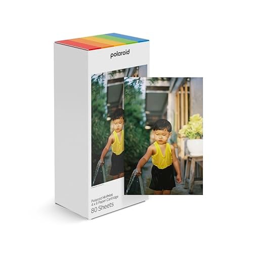 Polaroid Hi-Print Bluetooth 4x6 Photo Printer + Photo Paper Bundle (80 Sheets Included) (6552) - Image 2