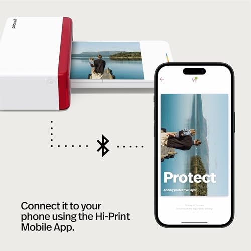 Polaroid Hi-Print Bluetooth 4x6 Photo Printer + Photo Paper Bundle (80 Sheets Included) (6552) - Image 5