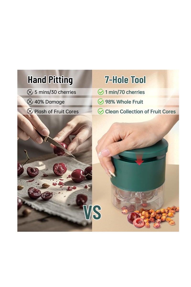 general 7-Hole Cherry Pitter Tool, Quickly Multiple Cherries Seed Remover, Save Time & Space For Making Cherry Jam - Image 5