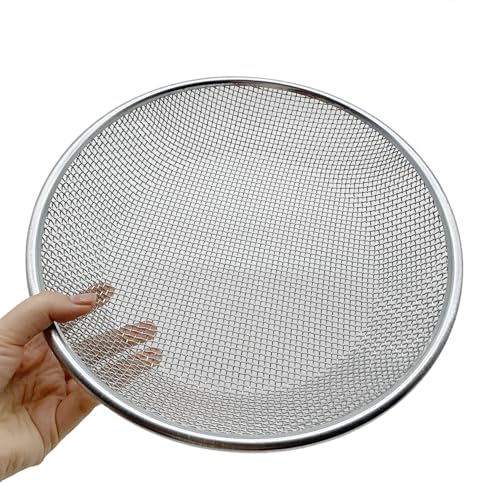 Anbadum 3 PCS Soil Sieve for Garen 12 inches Soil Sifter for Rocks Compost Suitable for 5 Gallon Drums 10mm6mm3mm - Image 3