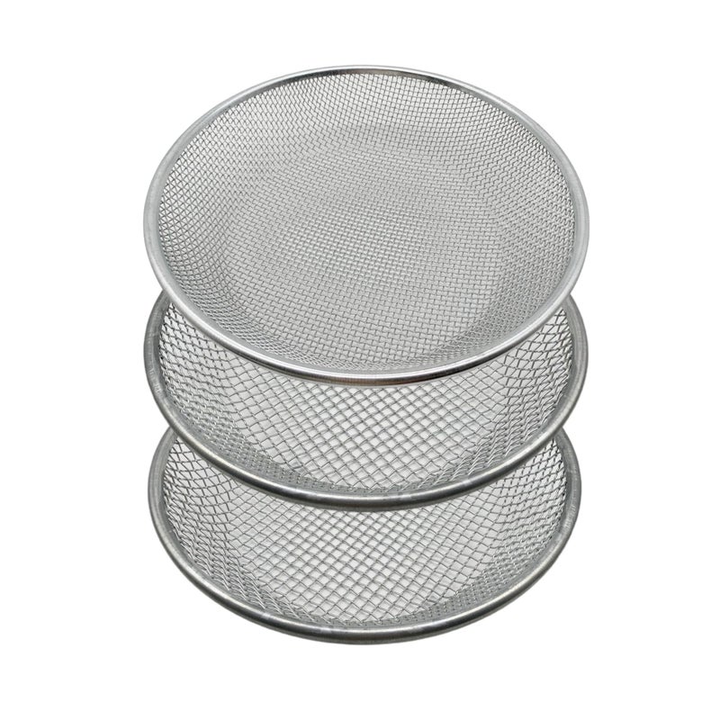 Anbadum 3 PCS Soil Sieve for Garen 12 inches Soil Sifter for Rocks Compost Suitable for 5 Gallon Drums 10mm6mm3mm - Image 2