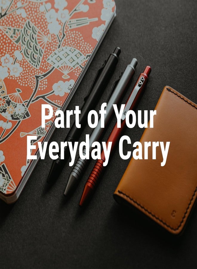 Everyman Grafton Full Click Refillable 0.7mm Gel Ink Pen, Aegean | Sleek Anodized Aluminum EDC Pen with Deep Grooved Grip | Smooth Writing Pocket Pen for Office, Travel, Gifting & Daily Use - Image 5