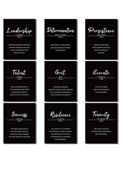 9 Pieces Inspirational Phrases Wall Art Prints Motivational Sayings Quote Prints for Teens Adults Living Room Office Classroom College Decoration, Unframed, 8 x 10 Inch