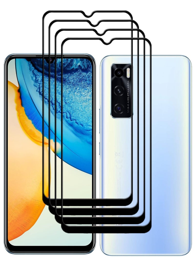 ACLIX 4 Pieces Antistatic ESD Dustproof Premium Quality High Definition Tempered Glass Screen Protector Designed For vivo Y70 - Image 1
