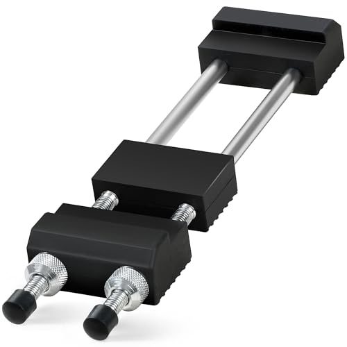S SATC Sharpening Stone Holder,Adjustable 5-1/2 Inch to 9 Inch,Rubber Stainless Steel No-Slip Sharpening Stone Base for Diamond Stones - Image 1