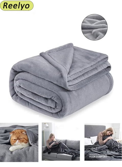 Flannel Fleece Living Coral Blanket Weightless Sheet Blankets Silky Wool Blanket Ac Blanket Double Bed Blanket Throw Super Soft Lightweight Bed Blanket Plush Fuzzy Cozy Luxury Microfiber Throw Blanket Super Cozy And Comfy For All Seasons Velvet Blanket Blanket Soft Korean King Size Single & Double For Bed, Sofa, Couch, Travel, Camping 120×200cm