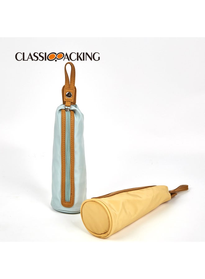 classicpacking New Creative Color Matching Stationery Box Unisex Zipper Pencil Case Student Portable Stationery Bag Custom - Image 3