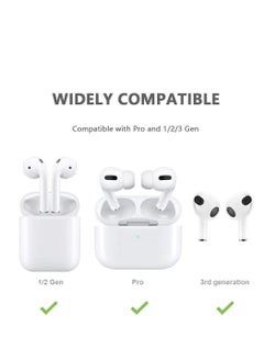 Generic 2 pairs Ear Hooks Compatible with AirPods Pro 2nd Generation and AirPods Pro [Multi-dimensional adjustable] Accessories Compatible with Apple AirPods 3 2 1 Gen(Transparent)  - Image 2