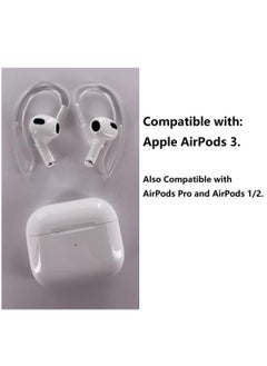 Generic 2 pairs Ear Hooks Compatible with AirPods Pro 2nd Generation and AirPods Pro [Multi-dimensional adjustable] Accessories Compatible with Apple AirPods 3 2 1 Gen(Transparent)  - Image 4