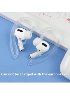 Generic 2 pairs Ear Hooks Compatible with AirPods Pro 2nd Generation and AirPods Pro [Multi-dimensional adjustable] Accessories Compatible with Apple AirPods 3 2 1 Gen(Transparent)  - Image 5