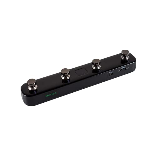 MOOER F4 Black Prime P1 Wireless Footswitch Controller for Preset Switching and Looper and Drum Machine Control - Image 4