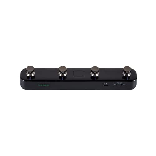 MOOER F4 Black Prime P1 Wireless Footswitch Controller for Preset Switching and Looper and Drum Machine Control - Image 3