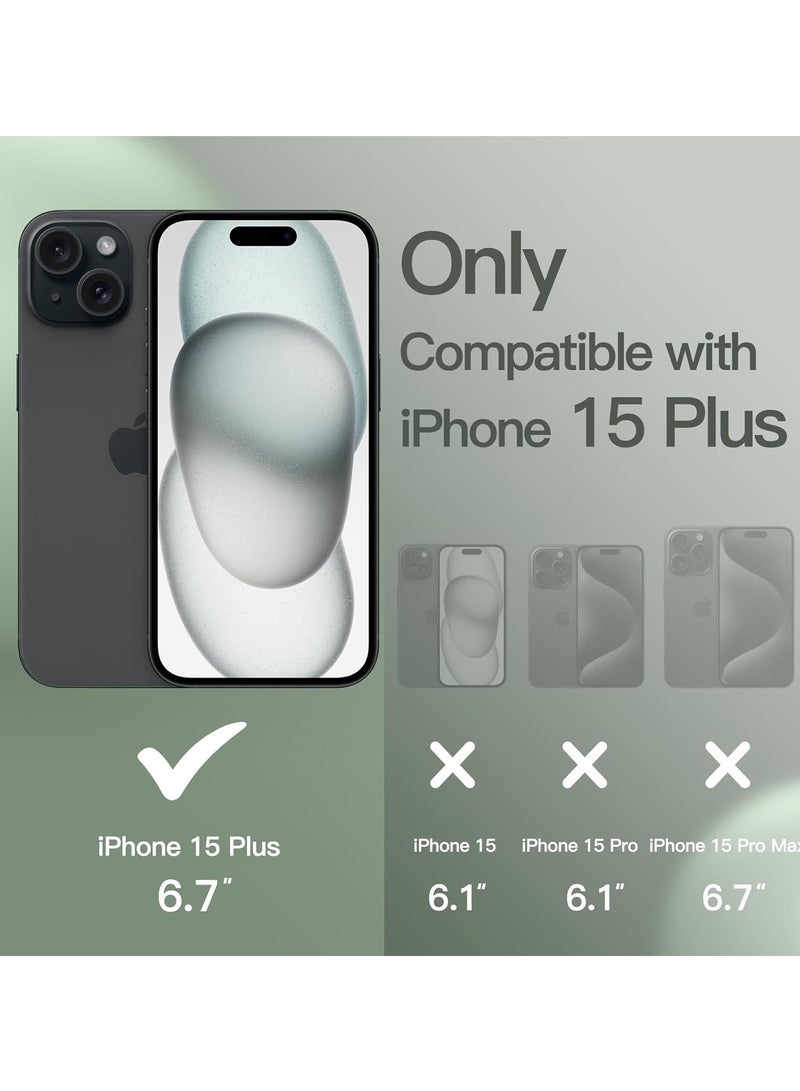 DUSALA iPhone 15 Plus Case, Liquid Silicone Phone Case for iPhone 15 Plus 6.7 Inch, Colorful Silky-Soft Protective Cover (Green) - Image 2