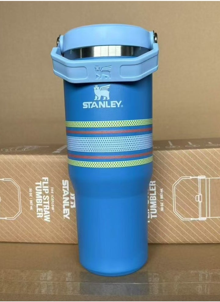 Stanley - Stainless Steel Vacuum Insulated Tumbler with Lid and Straw for Water, Iced Tea or Coffee, Smoothie and More, 30 oz - Image 1