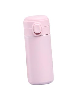 Thoraya Insulated Bottle Pop Up Lid 420ml Mini Cute Double Layer Vacuum Portable Stainless Steel Insulated Water Cup for Daily Use Gift Office Pink  - Image 3