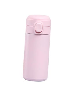 Thoraya Insulated Bottle Pop Up Lid 420ml Mini Cute Double Layer Vacuum Portable Stainless Steel Insulated Water Cup for Daily Use Gift Office Pink  - Image 2