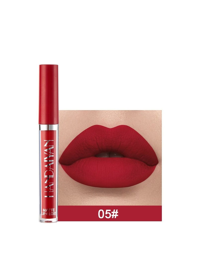 Handaiyan Lipstick Matte Liquid Lipsticks Makeup For Women Velvet Long Lasting Waterproof Highly Pigmented Colour Quick-Drying, Smudge-Proof, Nourishes, Conditions,Ultra Soft Moisturizes  - Image 1