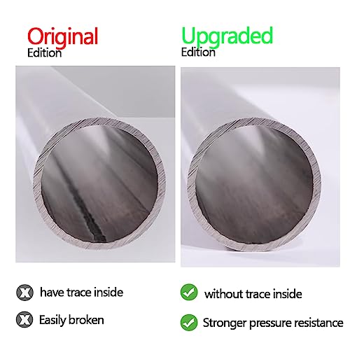 Tynulox 3/4" OD 304 Stainless Steel Tube, Thickened Pipe Wall & Weldable Tubing, Round Metal Pipe Industrial Straight Tube 12 inch Length (2 Pcs) - Image 4