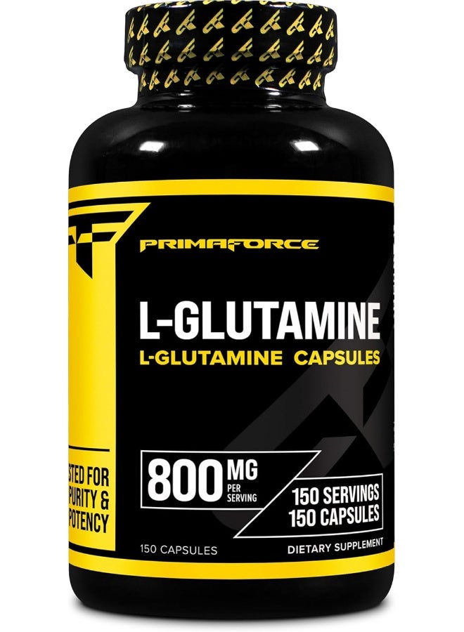 Primaforce L-Glutamine, 800mg (150 Capsules) - Image 1