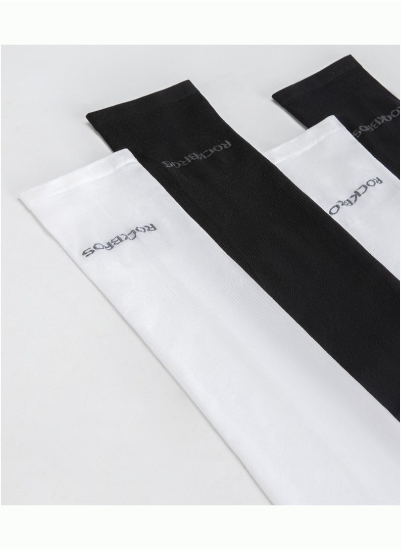 Rock Bros 2 Pairs Of Cooling Arm Sleeves,Outdoor UV Sun Protection Arm Sleeves - Cooling Compression Arm Sleeve - Sports & UV Arm Sleeves for Men & Women，2 Pcs  - Image 5