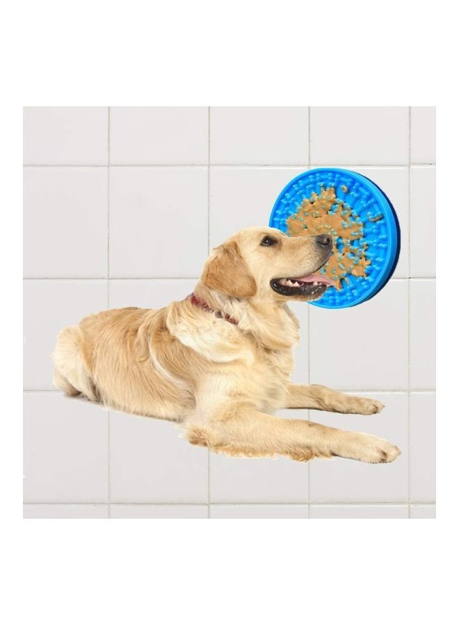 NIBEMINENT Silicone Slow Feeder Dog Treat Dispensing Mat Blue 5.90 x 5.90inch - Image 3