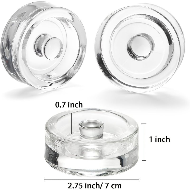 9 Pcs Set Of Fermentation Glass Weights With Easy Grip Handles Suitable For Wide Mouth Mason Jars Fermentation Kit Sauerkraut - Image 3