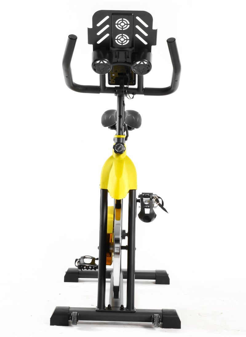 H PRO ENDURANCE Pro Magnetic Resistance Indoor Cycling Bike| Belt Drive Stationary Bike| With Lcd Monitor ＆ Comfortable Seat Cushion| Exercise Bike For Home Cardio Workout|6 Kg Flywheel  - Image 2