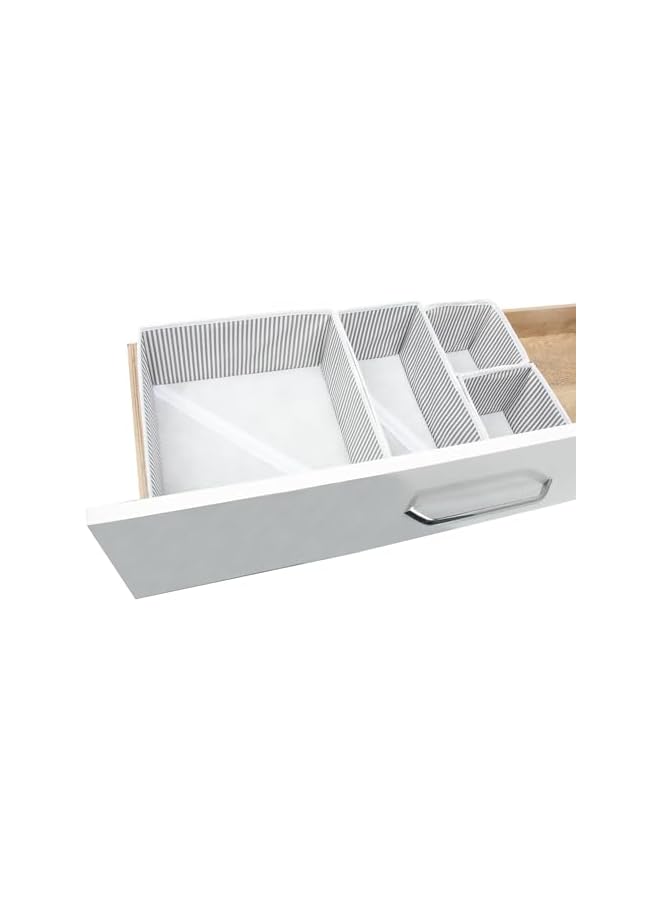 Green Tiger Drawer Organizer Set of 4 Underwear Drawer Organisers, Wardrobe Organisers for Bras, Socks, Ties, and Scarves, Foldable Fabric Storage Boxes - Image 2