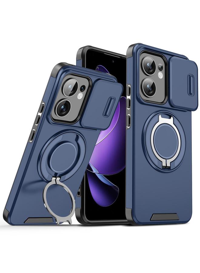 S-TOP Case For OPPO Reno13 F 5G Sliding Camshield Ring Holder Phone Case - Image 1