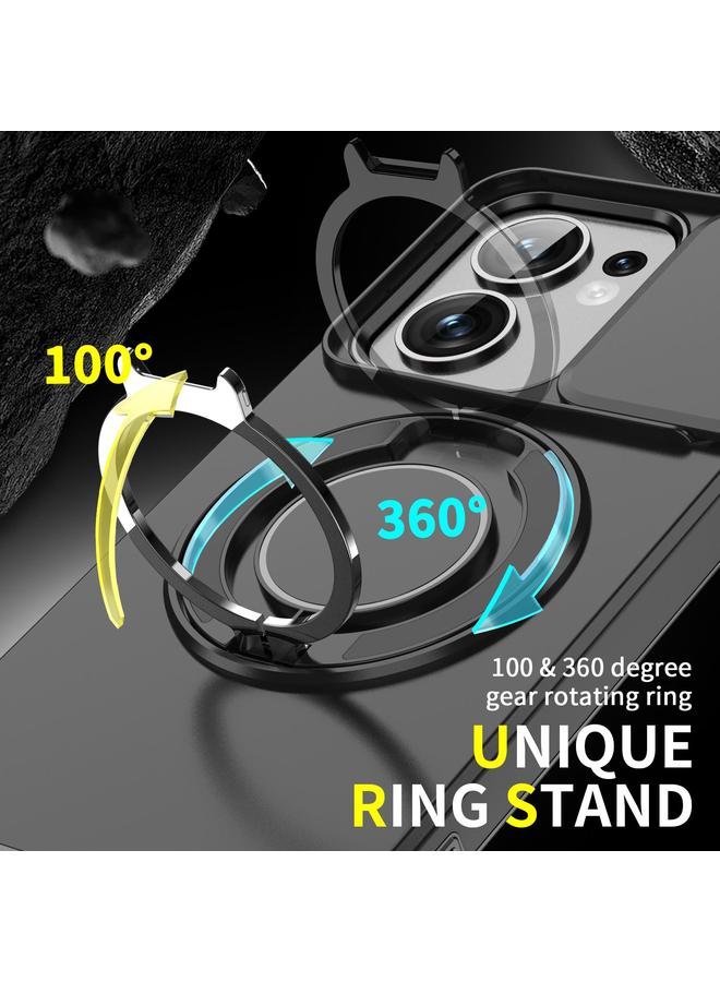 S-TOP Case For OPPO Reno13 F 5G Sliding Camshield Ring Holder Phone Case - Image 3