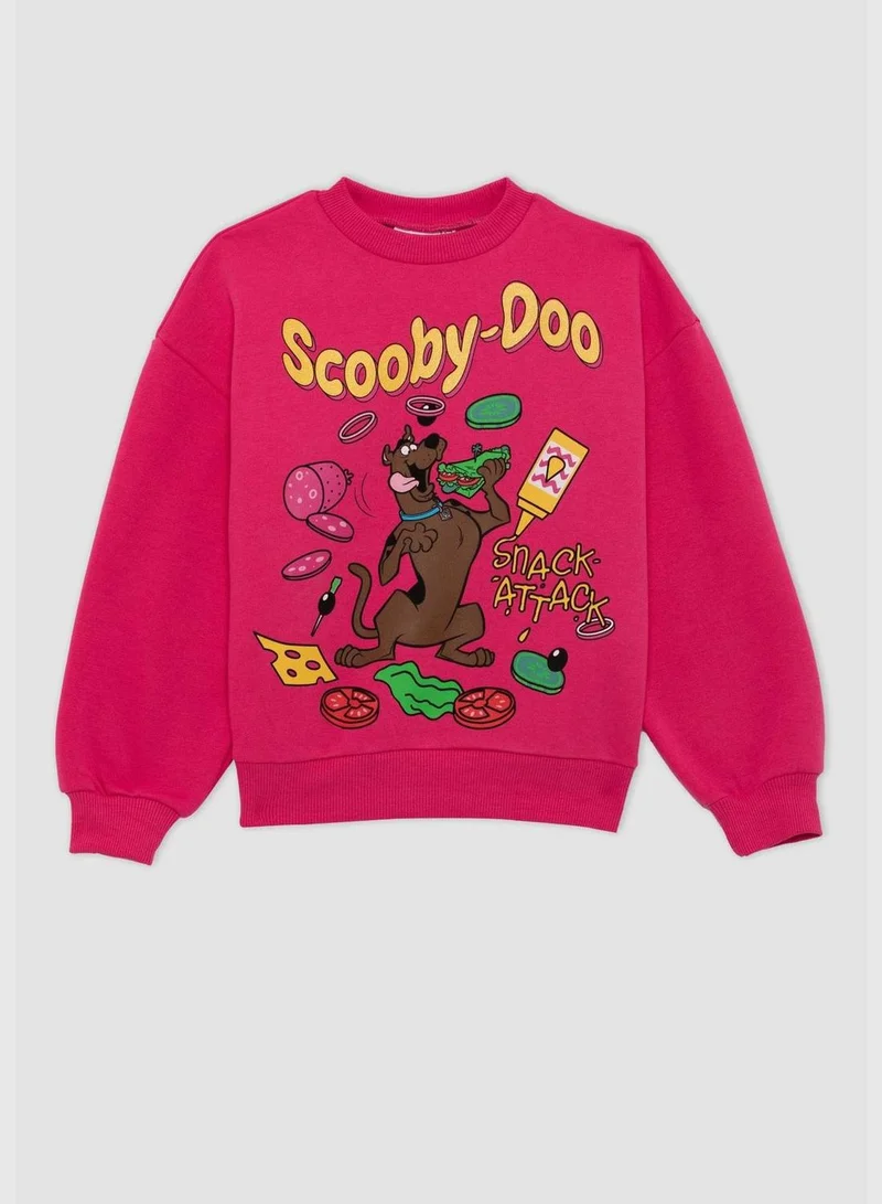 DeFacto Girl Scooby Doo Licenced Oversize Fit Crew Neck Long Sleeve Knitted Sweatshirt