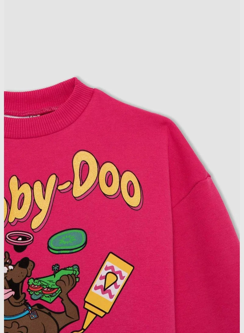 DeFacto Girl Scooby Doo Licenced Oversize Fit Crew Neck Long Sleeve Knitted Sweatshirt