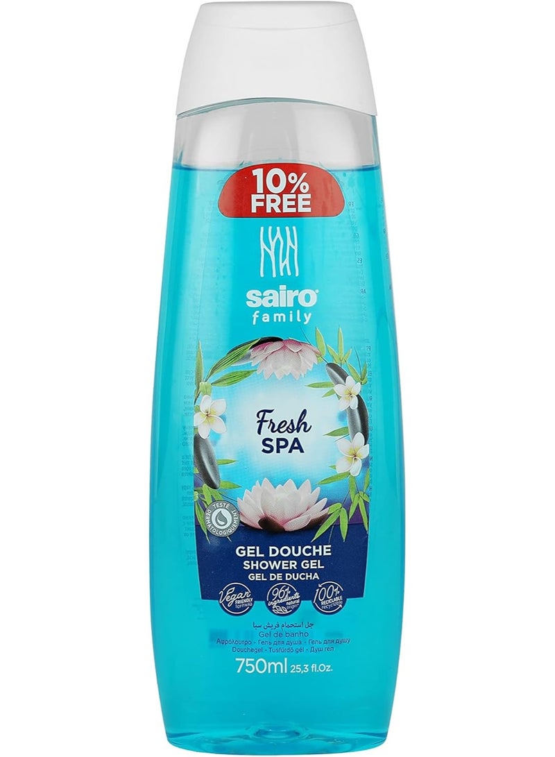 Sairo Fresh Spa Shower Gel 750 ml - Image 1