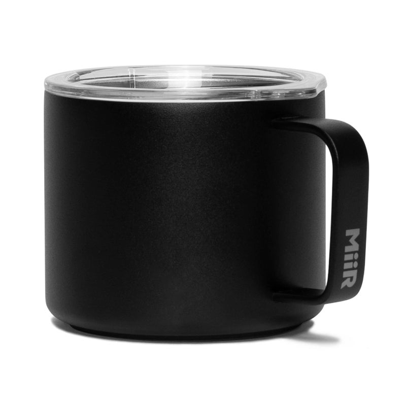 MiiR Camp Cup Vacuum Insulated Stainless Steel with Slide Lid BPA Free Black 8 Fluid Ounces