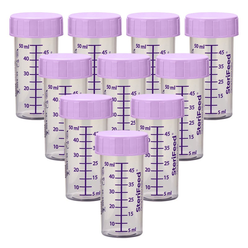 Sterifeed Baby Bottle, Disposable, Sterile, 50ml, Pack of 10 - Image 1
