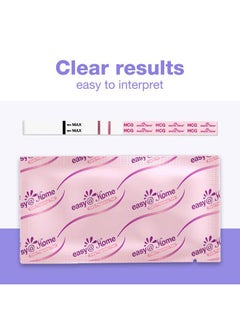 Easy@Home Pregnancy Test Strips: 50 Pack HCG Test Strips - Early Detection Bulk Pregnancy Tests Kit | EZW1-S:50  - Image 2