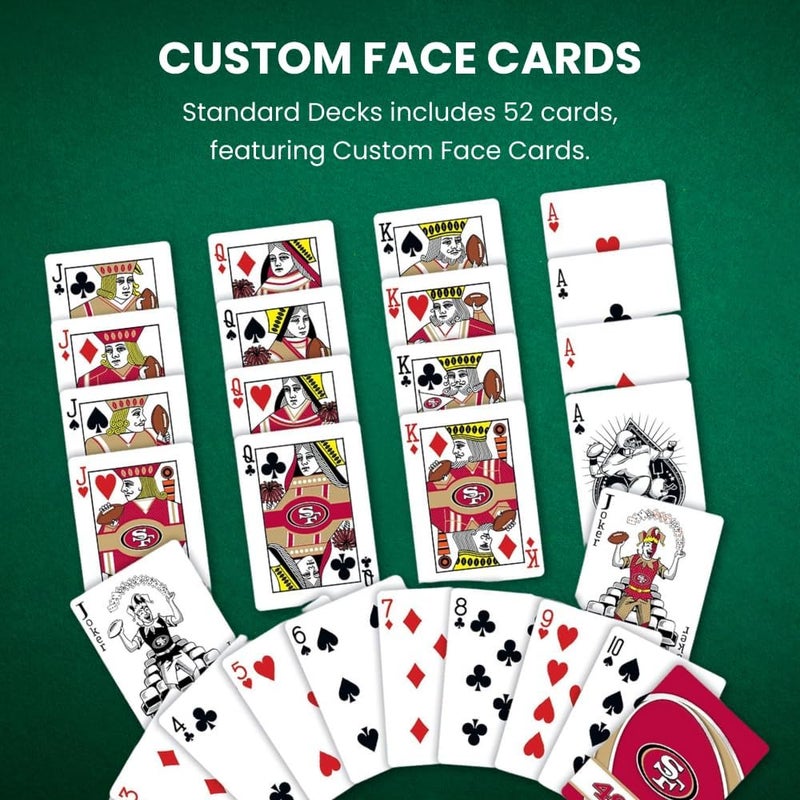 Master Pieces - NFL Playing Cards, Officially Licensed Indianapolis Colts Football Deck, Family Games for Adults and Kids, Standard Index - Image 5
