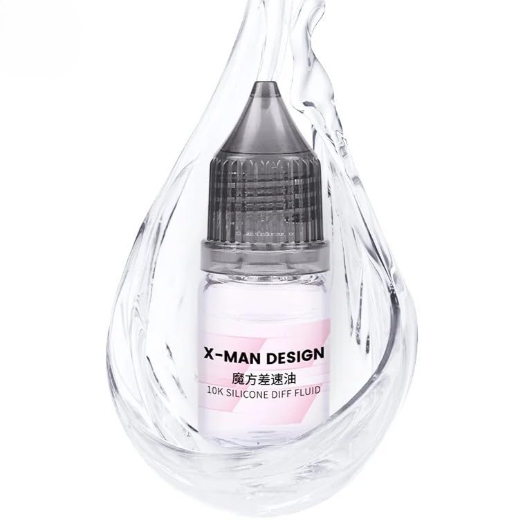 HAWKISTER QiYi X-Man Lube 5mL – QiYi X-Man 10K Diff Silicone Lubricant for Speed Cubes – Premium Silicone Formula for Smooth & Long-Lasting Performance on Puzzle Pieces & Core – Cube Maintenance Accessory - Image 3