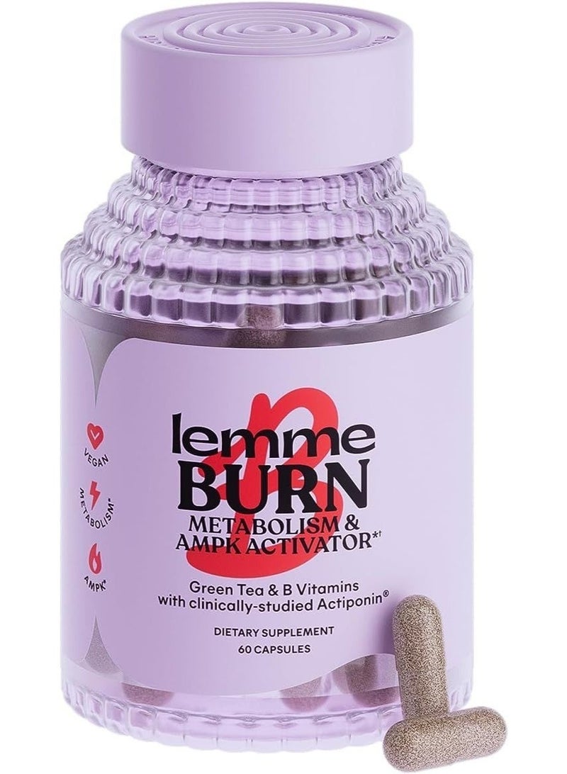 Lemme, Burn, Metabolism & AMPK Activator, 60 Vegan Capsules - Image 1