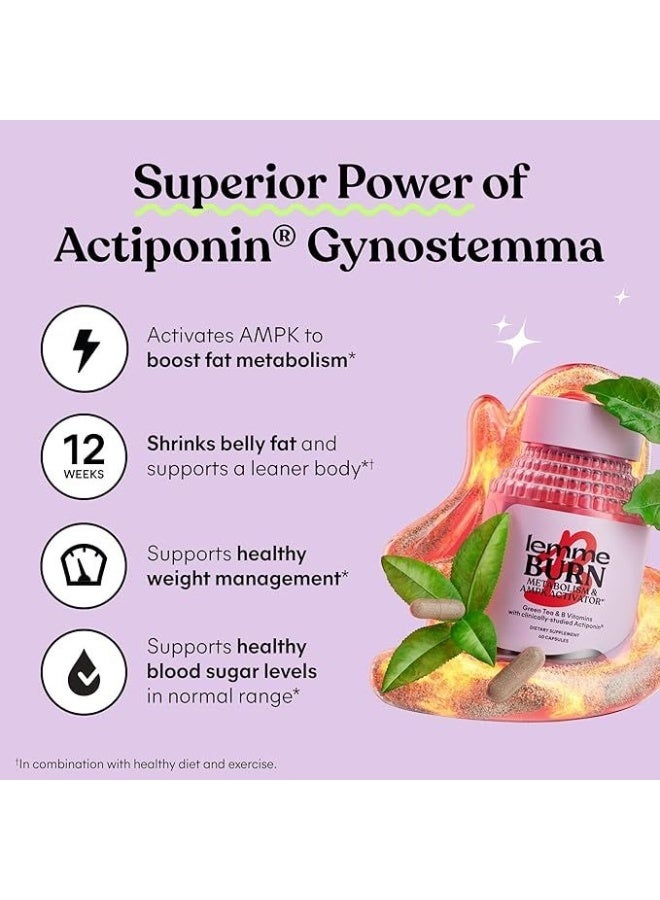 Lemme, Burn, Metabolism & AMPK Activator, 60 Vegan Capsules - Image 4