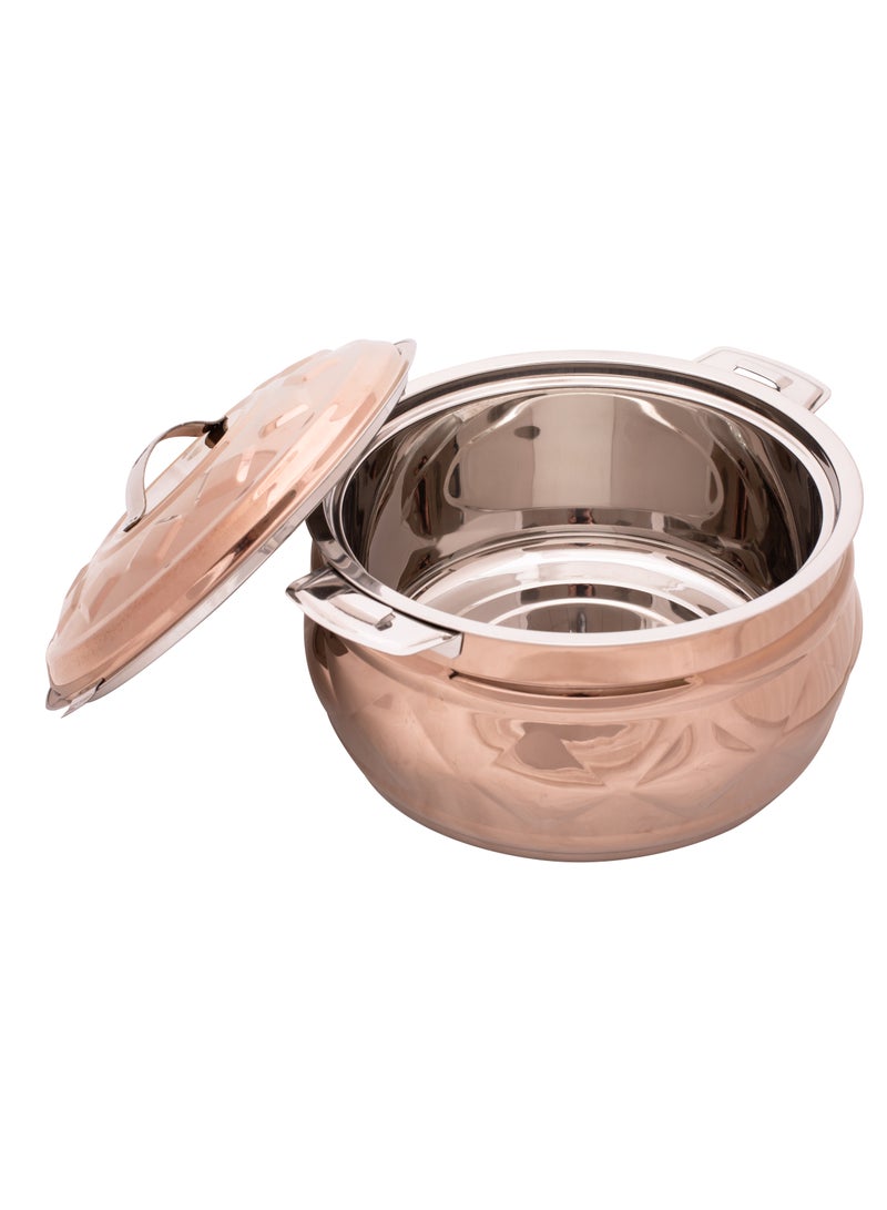 ZOLTEN Stainless Steel New Diamond Hotpot 7.5 Liters Rose Gold Colour - Image 2