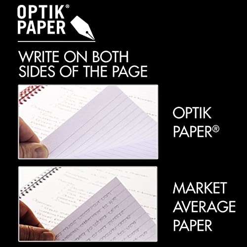 Black n' Red Business Notebooks, 3 Pack, Soft Cover, Twin Wire, 70 Sheets, 11" x 8-1/2", Black (400161060) - Image 2