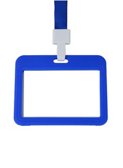 PARTNER 5-Piece ID Card Holder Horizontal With Lanyard Blue Colour  - Image 2