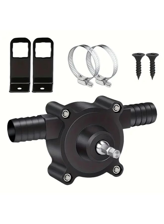 Heavy Duty Portable Drill Pump For Water Transfer Oil Diesel Gasoline 1 Set - Image 1