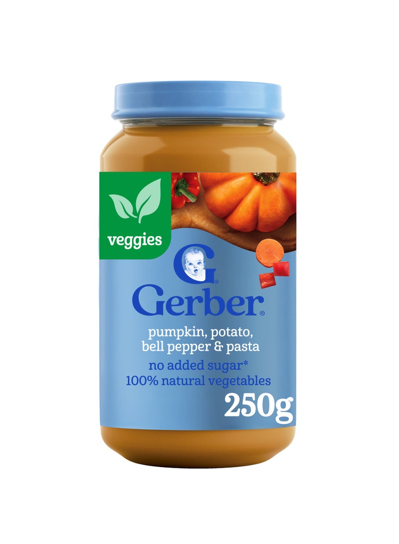 Gerber Toddler Food Pumpkin Potato Bell Pepper And Pasta Puree Jar 36 Months - Image 1