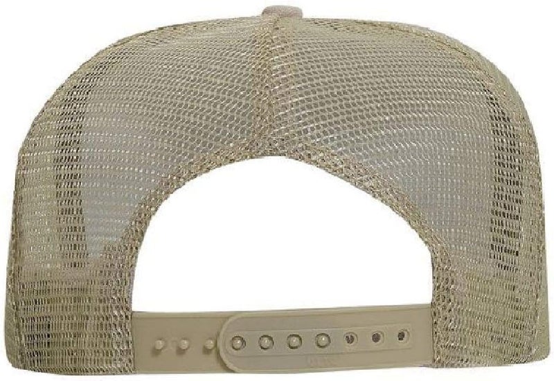OTTO Polyester Foam Front 5 Panel High Crown Mesh Back Trucker Hat - Image 4