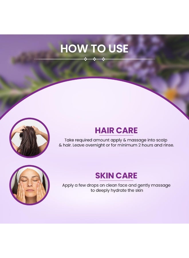 Sesa Ayurvedic Rosemary Hair Oil with Castor Oil & Sesame, Hibiscus For Hair Growth Strengthens Roots Controls Hair Fall and Moisturising Dry Skin - 200ml - Image 4